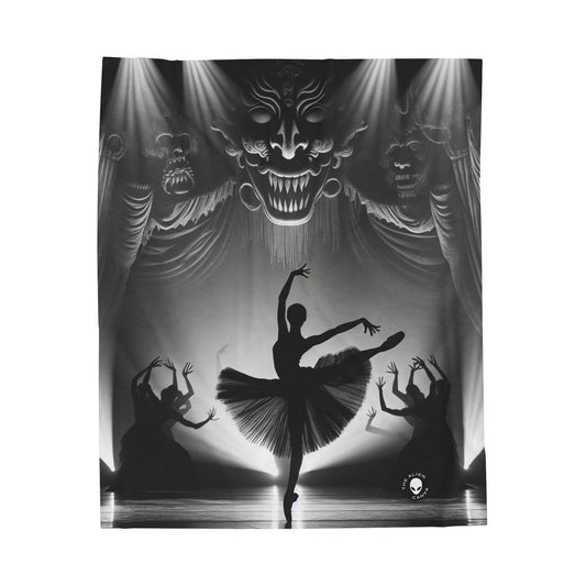 "Dance in the Spotlight". - The Alien Velveteen Plush Blanket