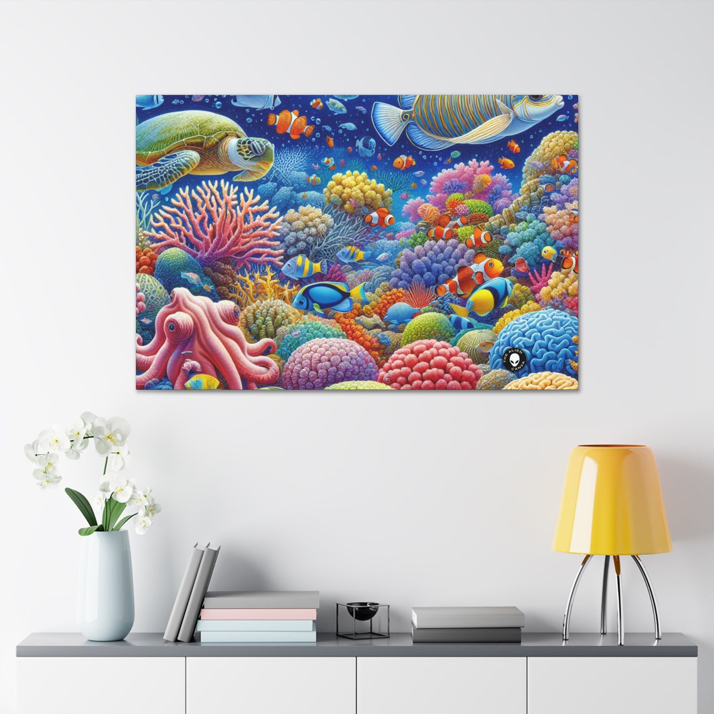 "Tropical Paradise: Underwater Wonderland" - The Alien Canva