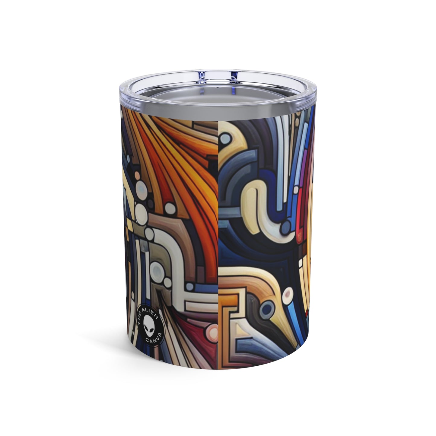 "Fluid Motion: A Kinetic Art Tribute to Oceanic Harmony" - The Alien Tumbler 10oz Kinetic Art