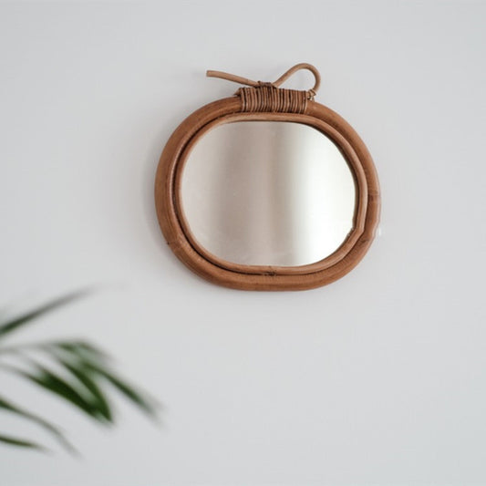 Espejo de maquillaje para mujer, espejo decorativo de pared