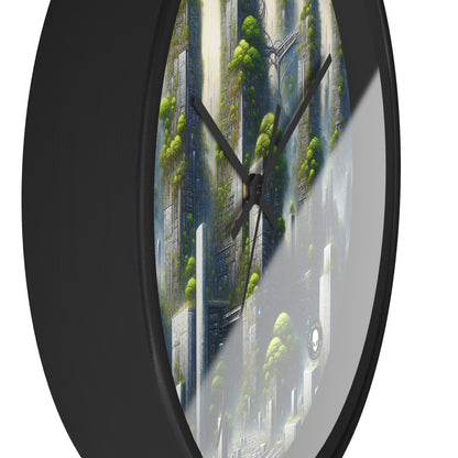 "Biodome Cityscape": el reloj de pared extraterrestre