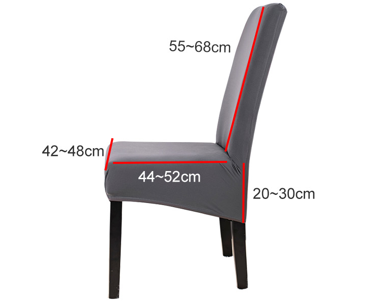 Housses de chaise en spandex, housses de chaise universelles élastiques imprimées, extensibles, adaptées, housses de protection 