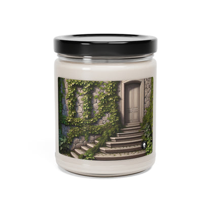 "Trompe-L'oeil Ivy Wall" - The Alien Scented Soy Candle 9oz Trompe-l'oeil