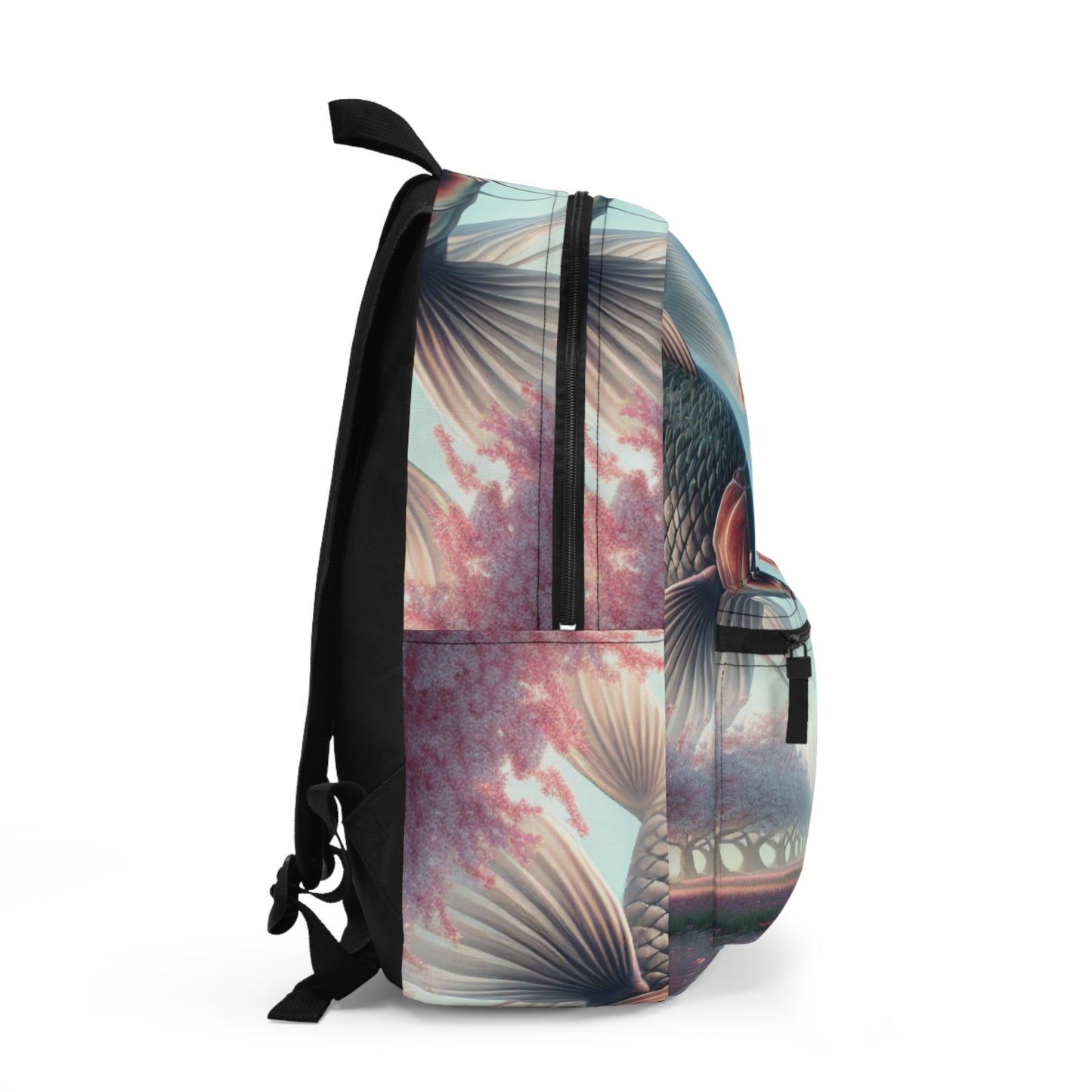 "Koi Fish in Cherry Blossoms: Beauty of Nature" - The Alien Backpack