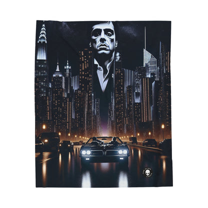 "The World is Mine: A City Drive" - The Alien Velveteen Plush Blanket