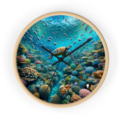 "Beneath the Surface: An Underwater Wonderland" - The Alien Wall Clock