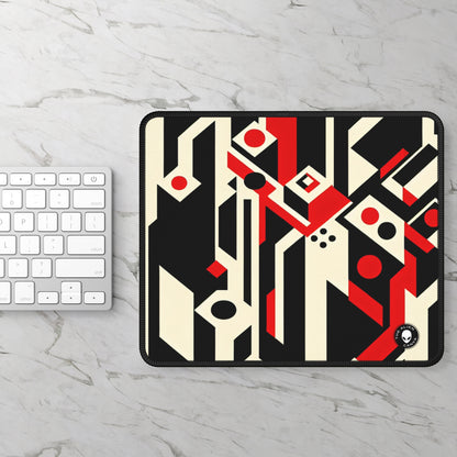 "Futuristic Metropolis: A Constructivist Expression of Urban Technology" - The Alien Gaming Mouse Pad Constructivism