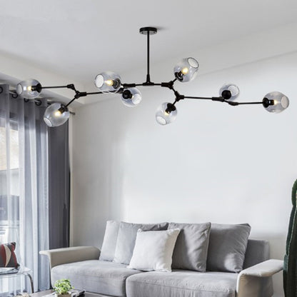 Nordic Designer Branch Molecular Chandelier Simple Modern Art Lamps