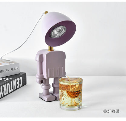 Lampe à cire d'aromathérapie robot, lampe de Table à parfum Simple