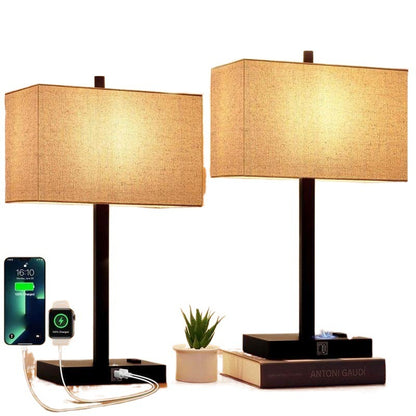 Touch Control Charging Decoration Bedside Lamp