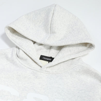 Sweat-shirt à capuche en velours imprimé Alphabet Plus pour hommes, marques de mode, haut décontracté et ample, pull de sport