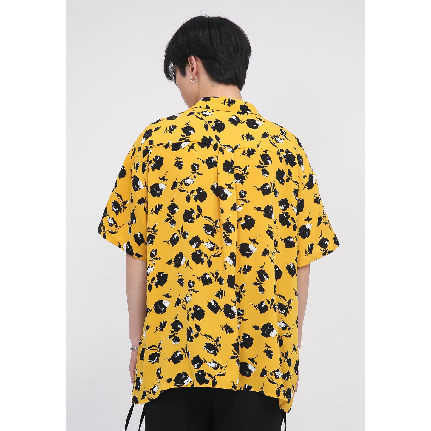 Men's Printed Shirt With Tulip Pockets