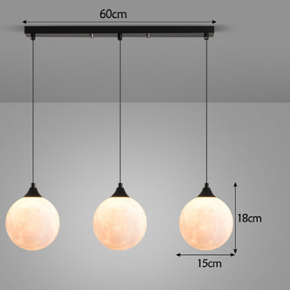 Moon Lamp Nordic Light Luxury Dining Room Table Bar Restaurant