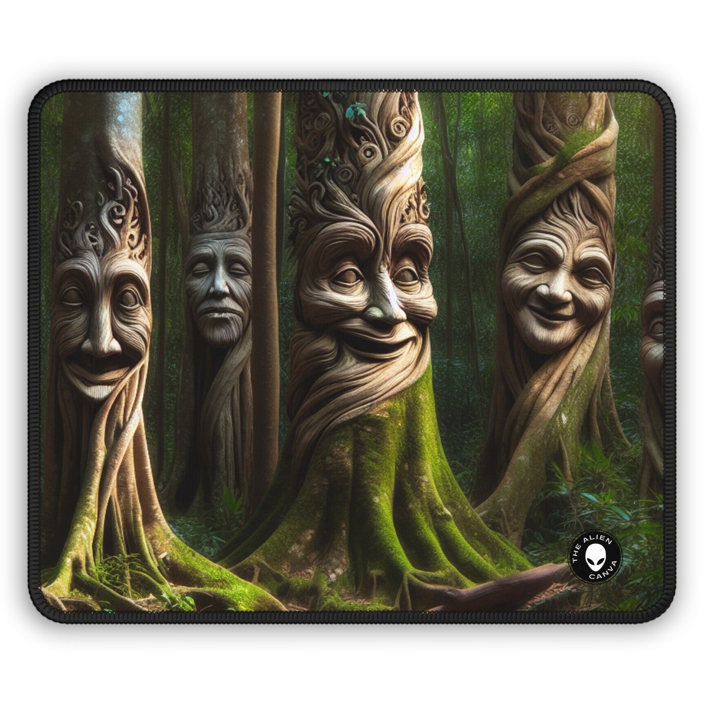 "The Chatty Forest: Conversations Among Trees" - The Alien Gaming Mouse Pad