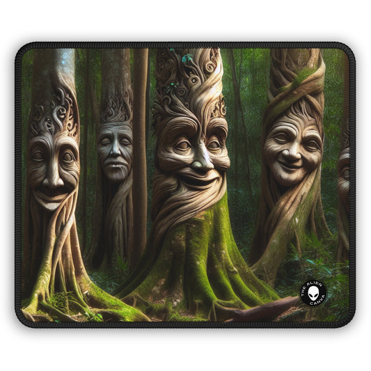 "The Chatty Forest: Conversations Among Trees" - The Alien Gaming Mouse Pad