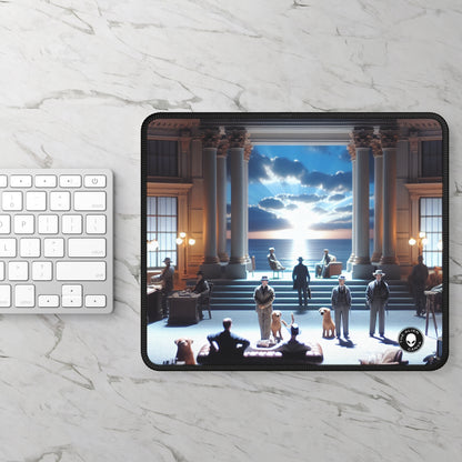 Título: "Ocean Symphony: Una oda fotorrealista a las olas rompientes" - The Alien Gaming Mouse Pad Fotorrealismo