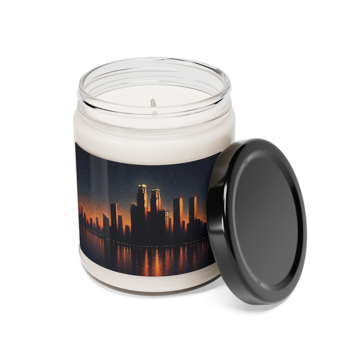 "The City Aglow" - The Alien Scented Soy Candle 9oz Post-Impressionism Style