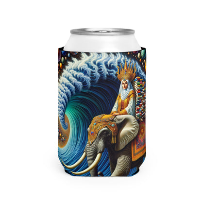 "The Wondrous Ride" - The Alien Can Cooler Sleeve Surrealism Style