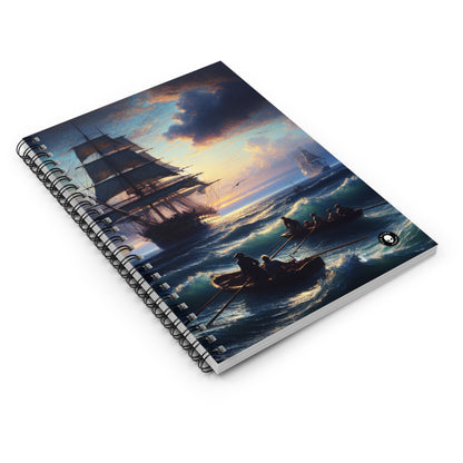 "Waltz of the Enchanted Forest" - The Alien Spiral Notebook (Ruled Line) Romanticism