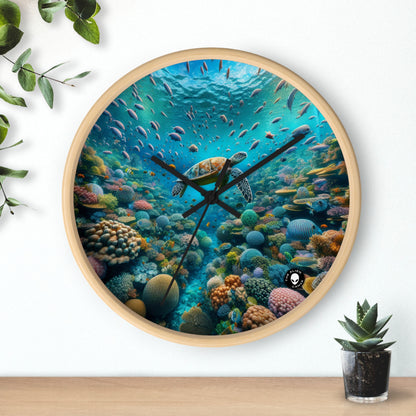 "Beneath the Surface: An Underwater Wonderland" - The Alien Wall Clock