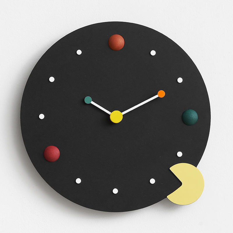 Reloj de pared doméstico simple de moda creativa sin perforaciones