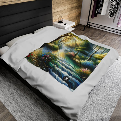 "Nature's Symphony" - The Alien Velveteen Plush Blanket