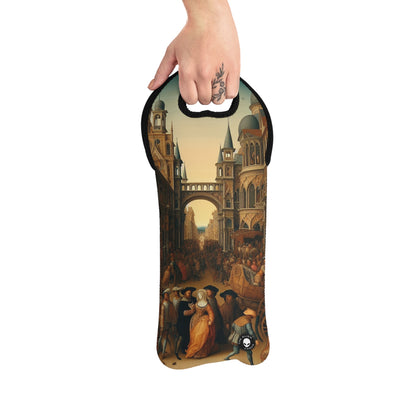 "Unity in Opulence: A Renaissance Banquet of Nations" - The Alien Wine Tote Bag Renaissance