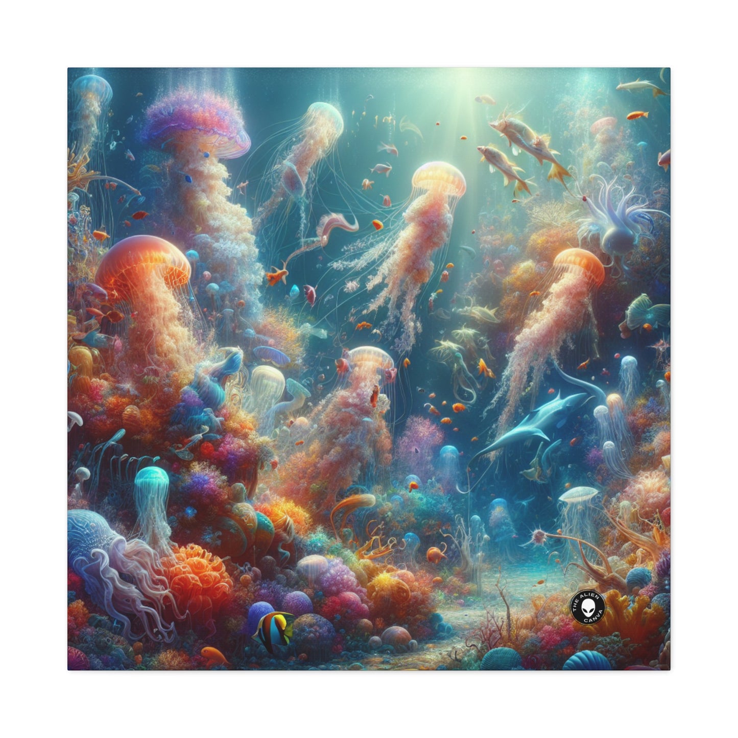 "Enchanted Aquatic Wonderland" - The Alien Canva