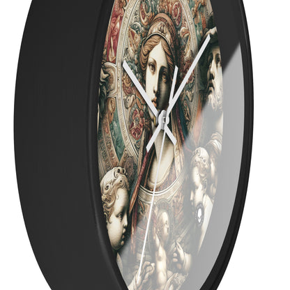 "Banquet mystique : une fantaisie de la Renaissance" - L'horloge murale extraterrestre Renaissance