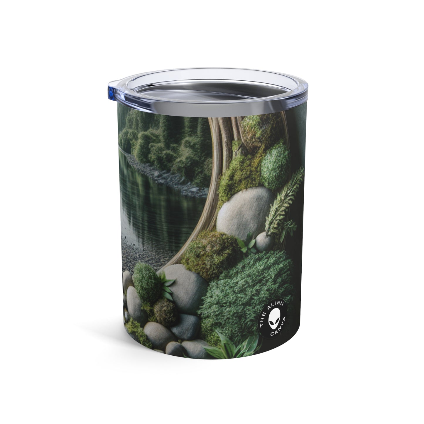 "Eco-Unity: Un viaje escultórico multisensorial" - La escultura ambiental Alien Tumbler de 10 oz