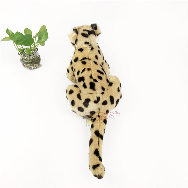 Simulation guépard panthère Jungle Animal en peluche enfants jouet maison canapé décor