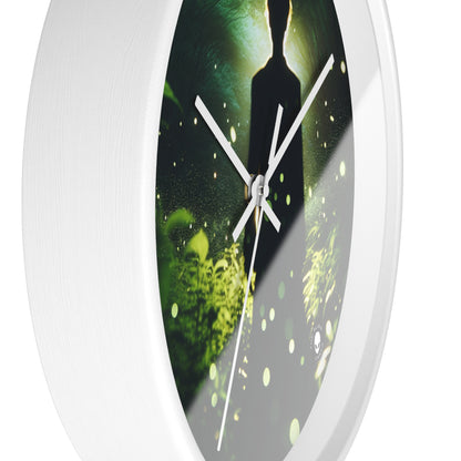 "Bosque de luciérnagas encantado" - El reloj de pared alienígena