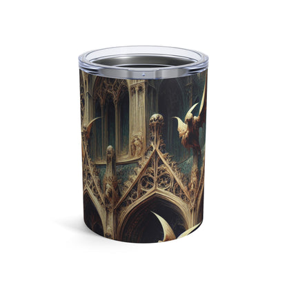 - El vaso alienígena de 10 oz de arte gótico