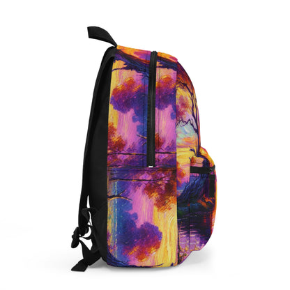 "Boulevards d'illumination : un paysage urbain post-impressionniste vibrant" - The Alien Backpack Post-Impressionism