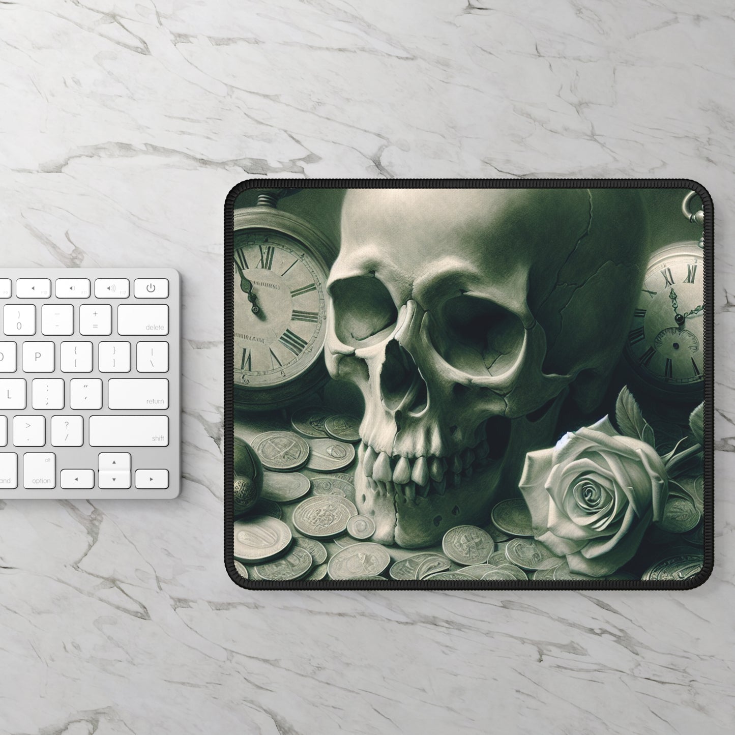 "Lingering Decay" - The Alien Gaming Mouse Pad Estilo de pintura Vanitas