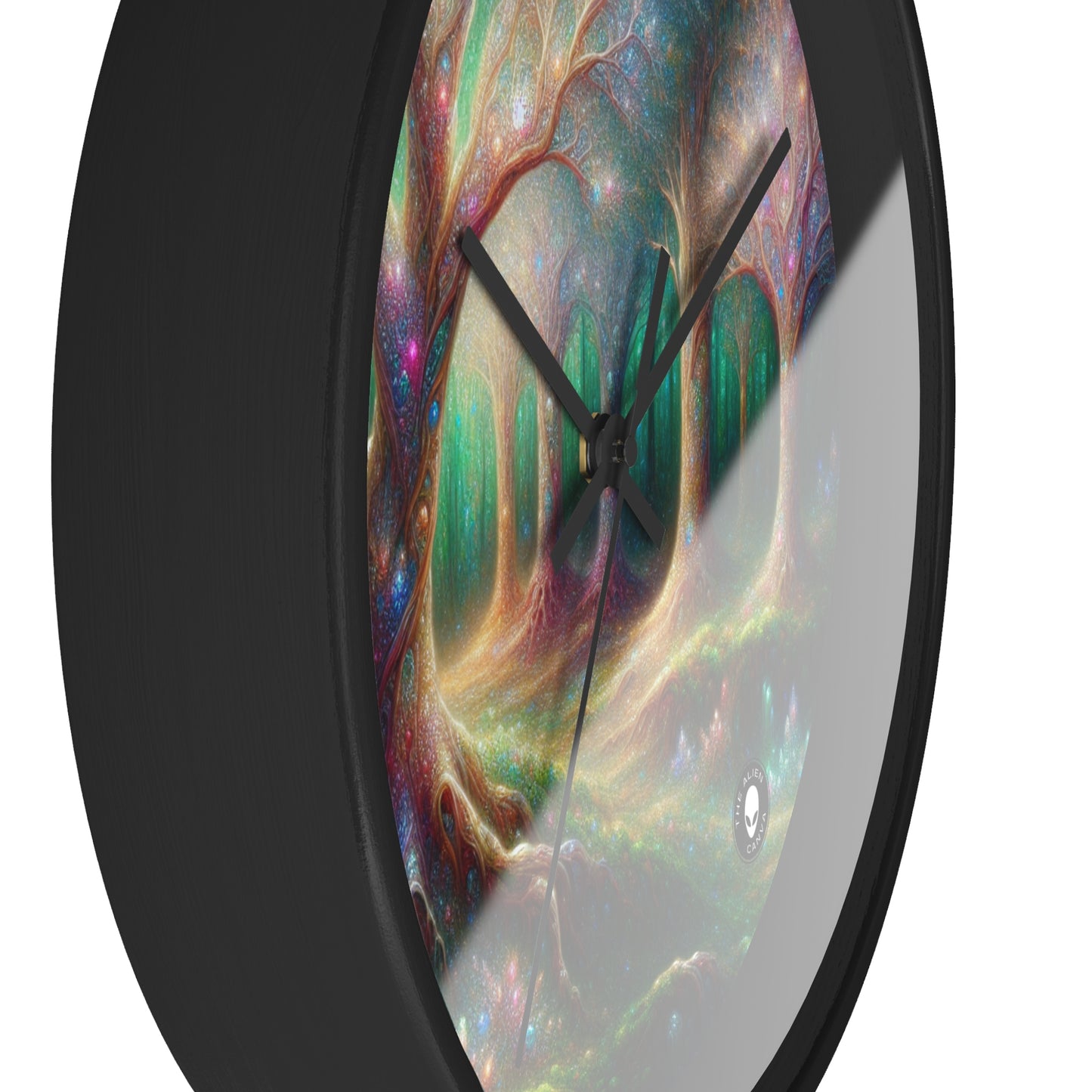 "Crystal Forest Fantasia" - L'horloge murale extraterrestre