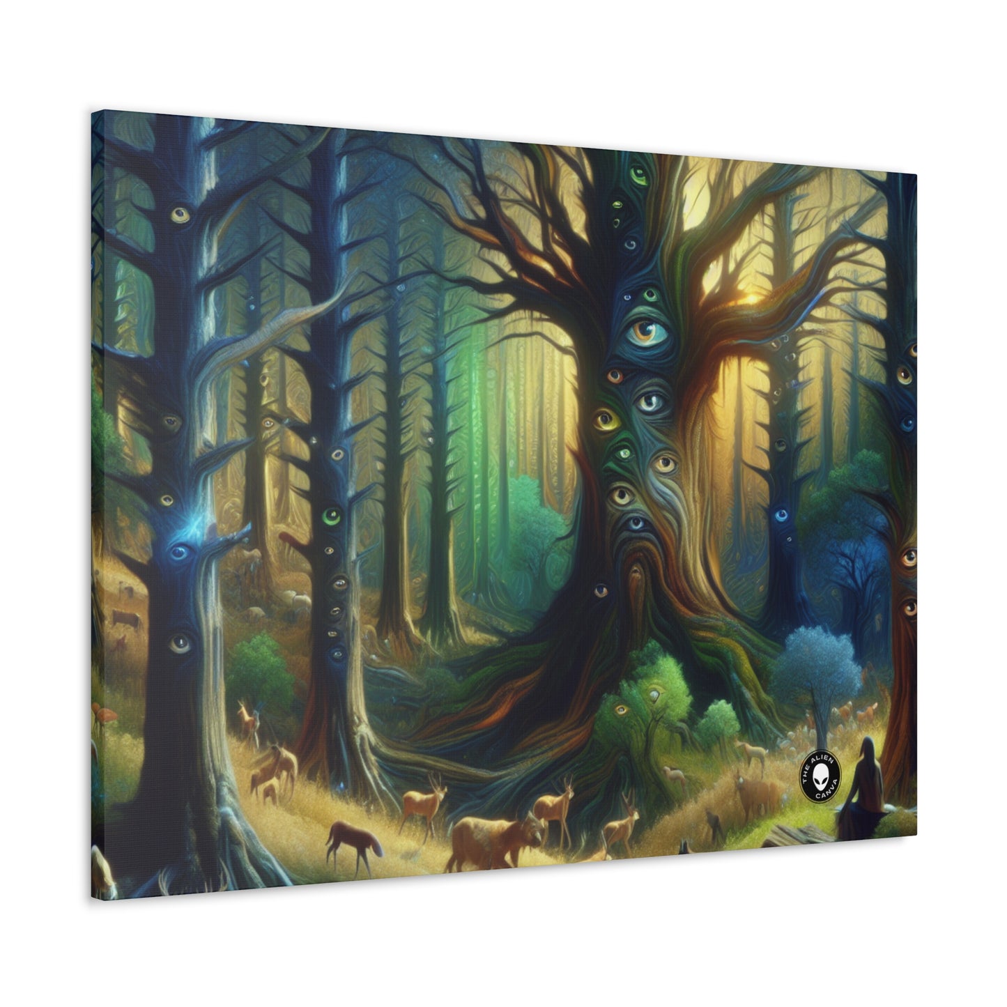 "Watchful Forest: The Trees with Eyes" - The Alien Canva