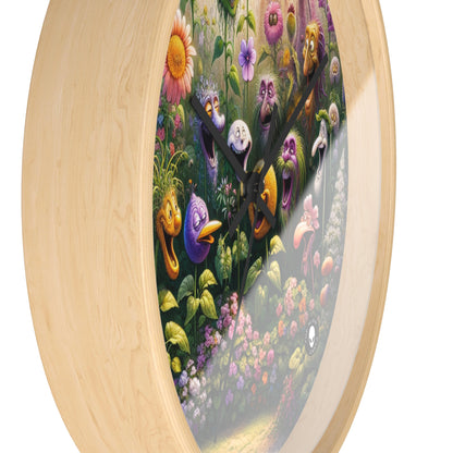 "El jardín parlante" - El reloj de pared extraterrestre