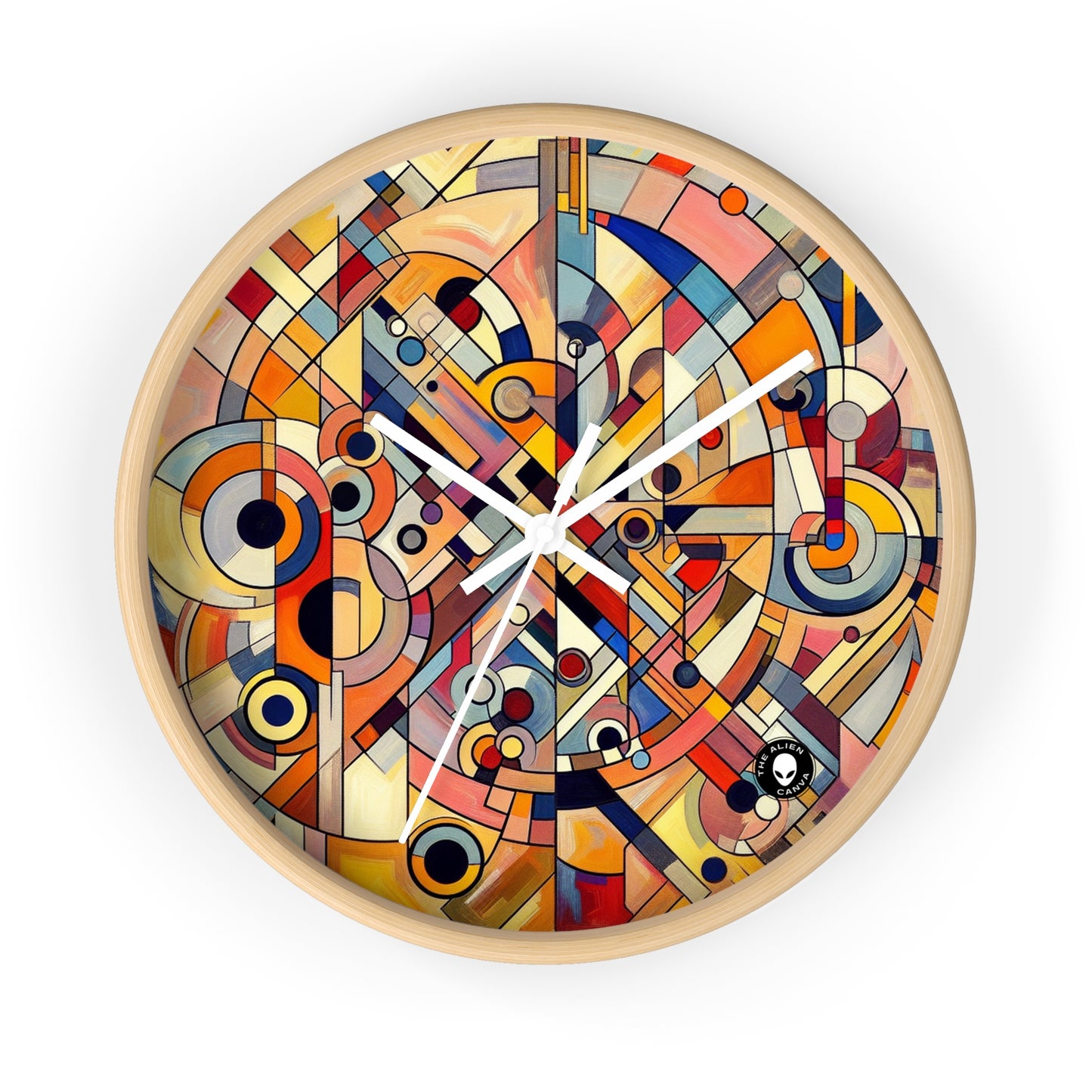 Caos y armonía: una danza visual - El reloj de pared alienígena Arte abstracto