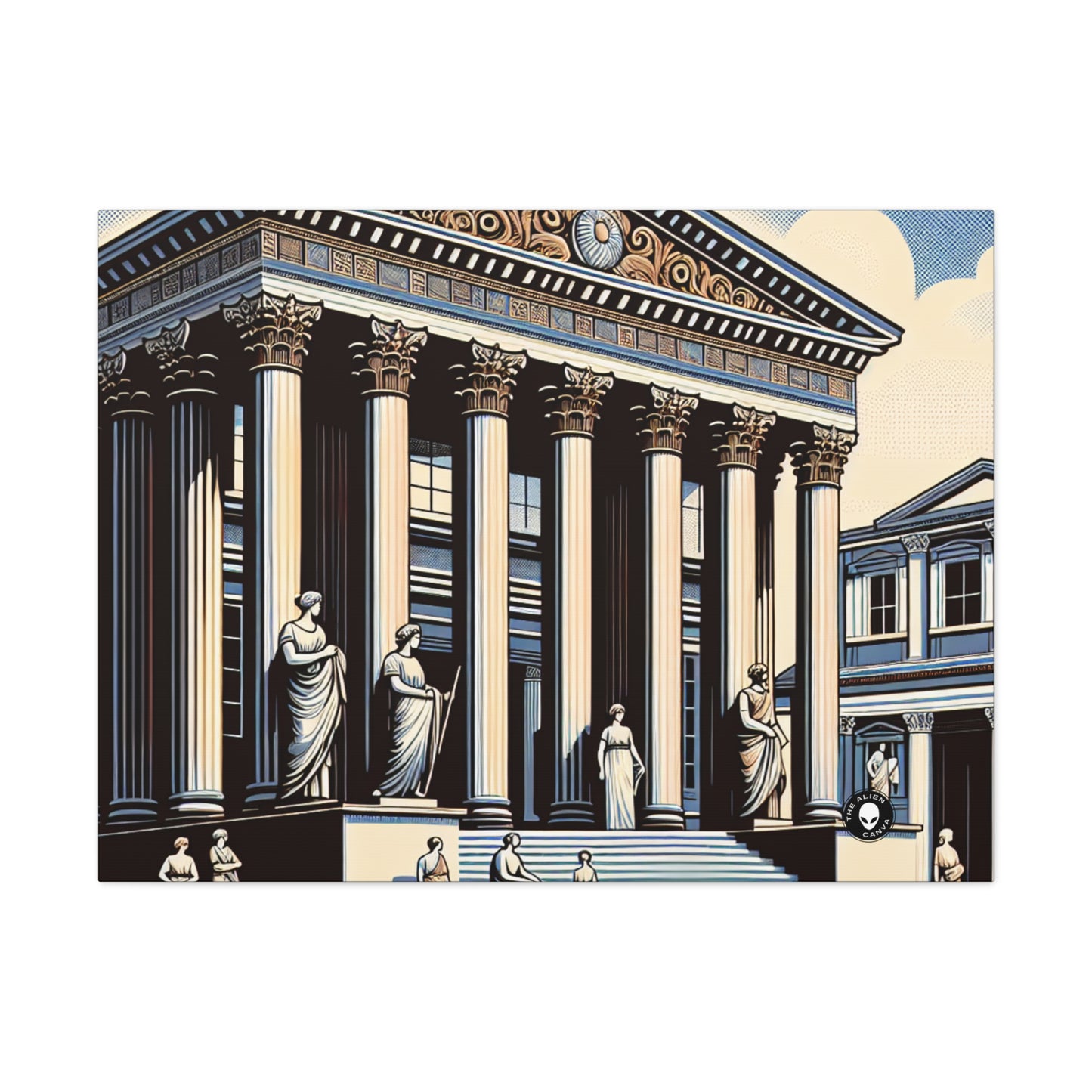 "Neoclassical Urban Elegance" - The Alien Canva Neoclassicism