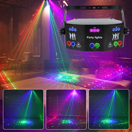 Multicolored Lights KTV Atmosphere Lights Rotating Voice