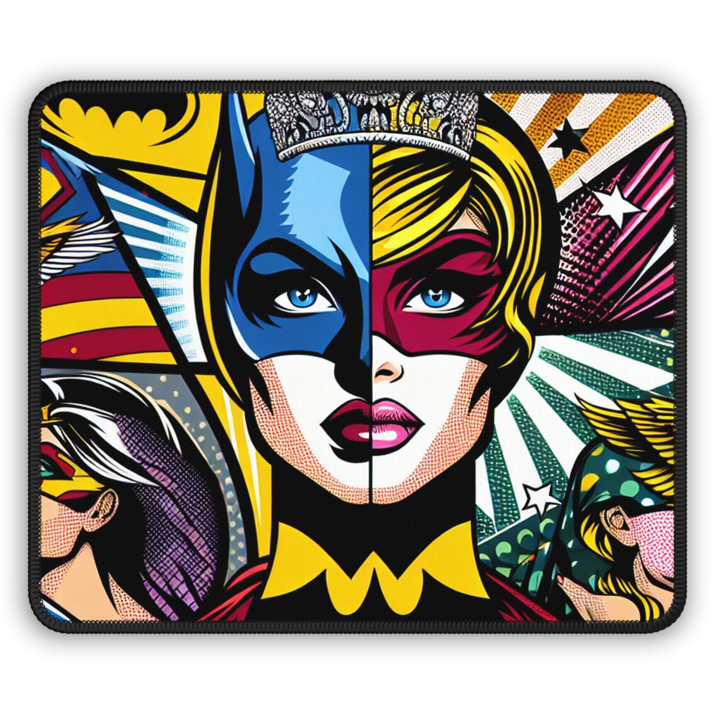 "Heroes of Pop Art: An Intermixing of Icons" - The Alien Gaming Mouse Pad Pop Art Style