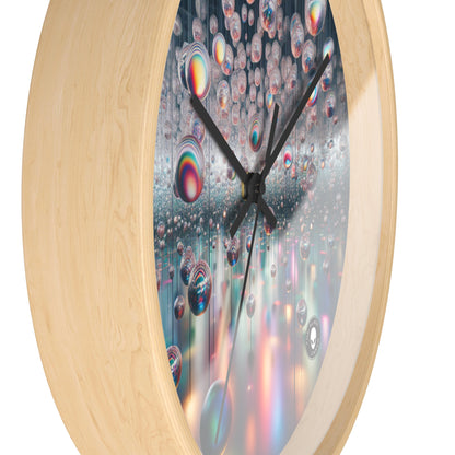 "Ephemeral Embrace: A Timeless Installation" - The Alien Wall Clock Installation Art