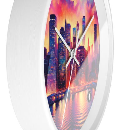 Hidden Oasis: A Spontaneous Impressionism Masterpiece in Vibrant Hues - The Alien Wall Clock Impressionism