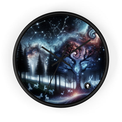 "Galactic Oasis" - The Alien Wall Clock