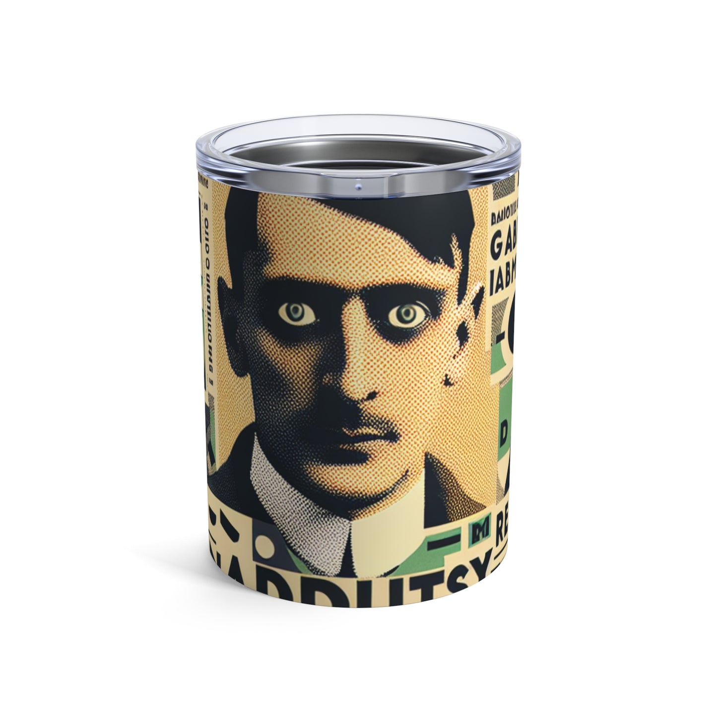 "Cacophony of Mundane Madness: A Dadaist Collage" - The Alien Tumbler 10oz Dadaism