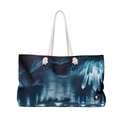 "Crystal Grove: Starlit Reflections" - The Alien Weekender Bag