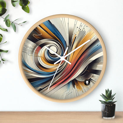 "Mechanical Harmony: A Kinetic Art Installation" - The Alien Wall Clock Kinetic Art