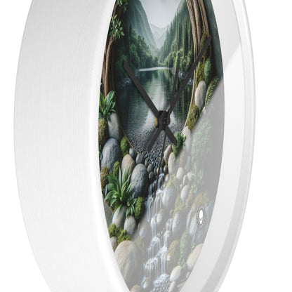 "Eco-Unity: A Multi-Sensory Sculptural Journey" - The Alien Wall Clock Environmental Sculpture