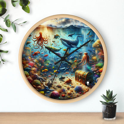 "Underwater Wonderland" - The Alien Wall Clock